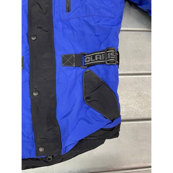 Polaris Snowmobile Xplorer Jacket Mens MT Blue Black Insulated Winter Coat - Picture 4 of 15